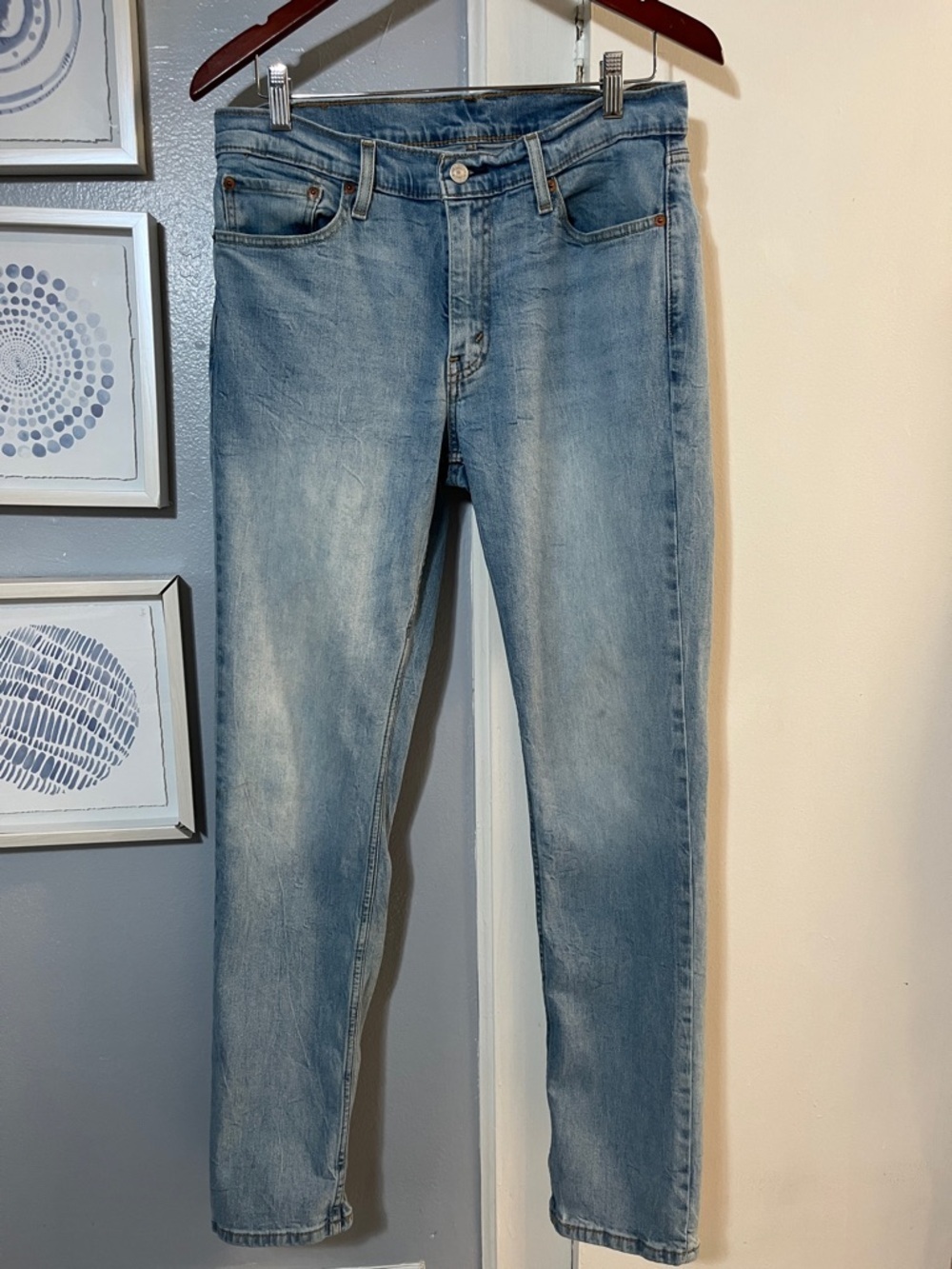 Levi's Men’s 511 Light Wash Straight Jeans Size 33